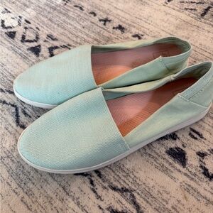 Cute light teal shoes